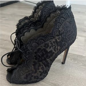 Jimmy Choo heels lace black